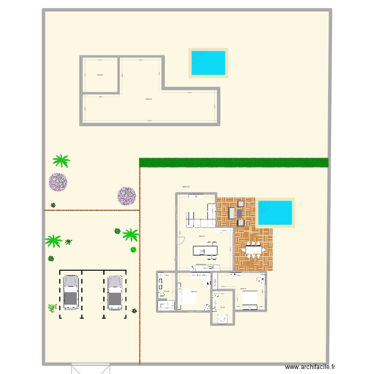 moorea 2. Plan de 8 pièces et 1247 m2