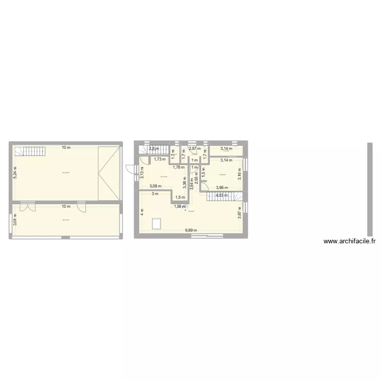 maison &eacute;co. Plan de 