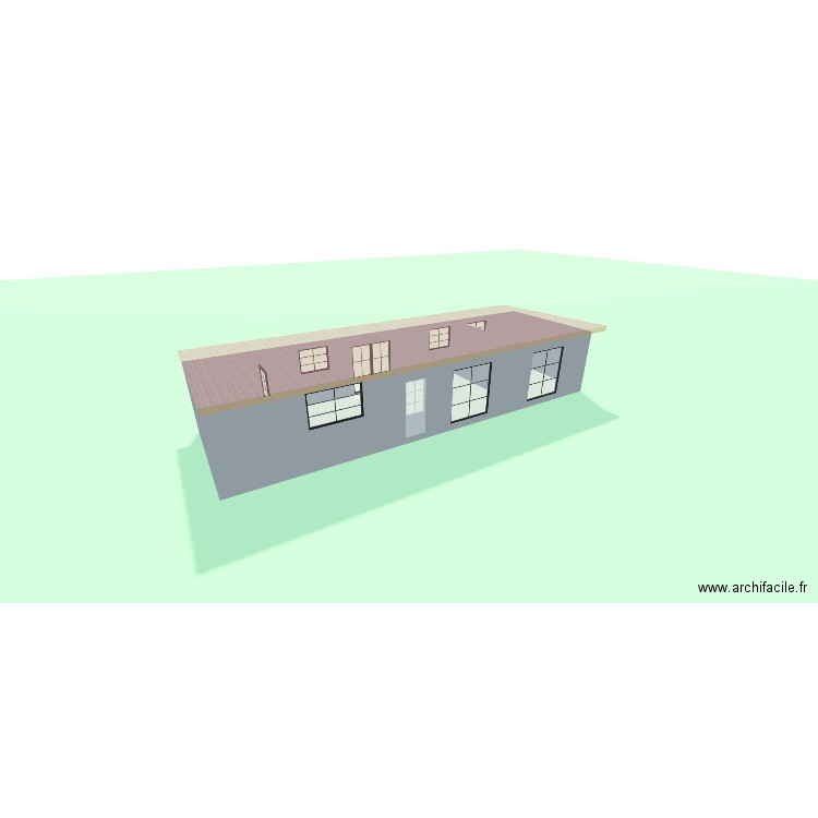 reconstruire. Plan de 3 pièces et 60 m2