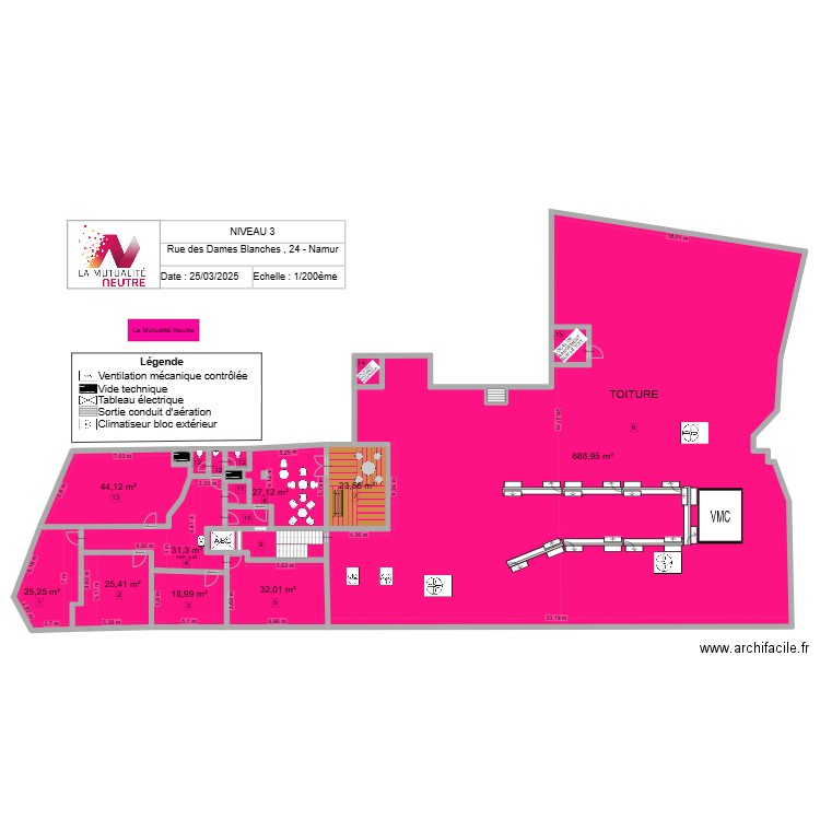 NIVEAU 3 ... Plan de 0 pièce et 0 m2