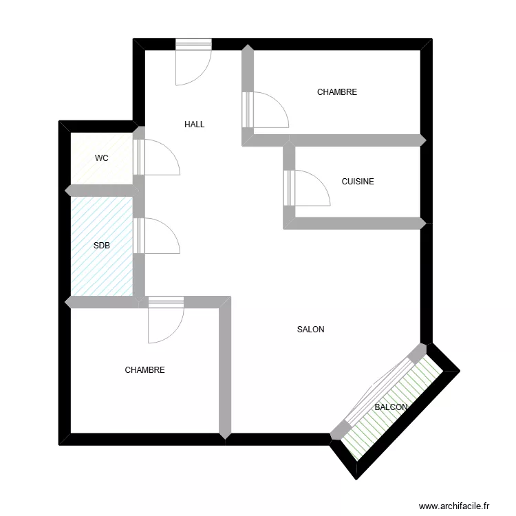 DE GREEF 20. Plan de 