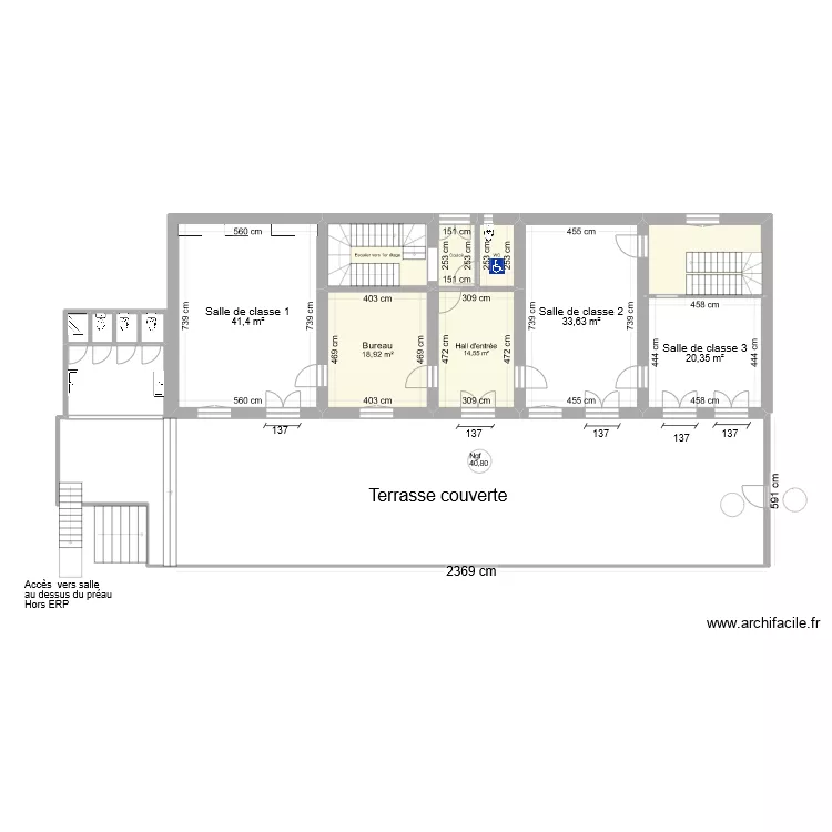 Timon david  - RDC timon david  pour acad&eacute;mie. Plan de 