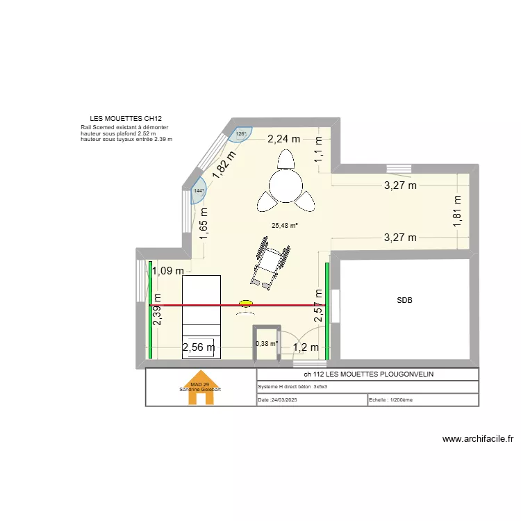 LES MOUETTES CH 12. Plan de 