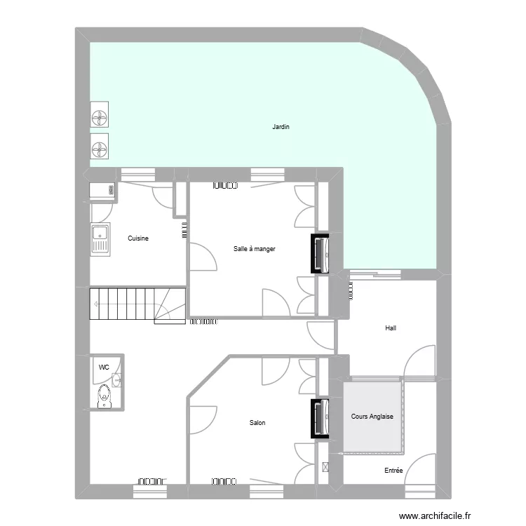 Vincent Viala Niveau 1 sans plan. Plan de 17 et 118 m² Vincent Viala Niveau 1 sans plan. Plan de 17 et 118 m²