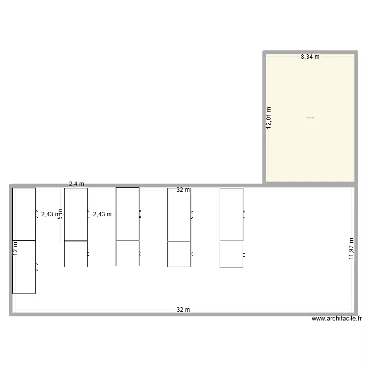 plan h3. Plan de 1  et 100 m²