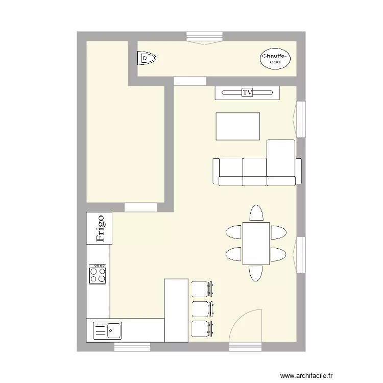 vic bas 2. Plan de 