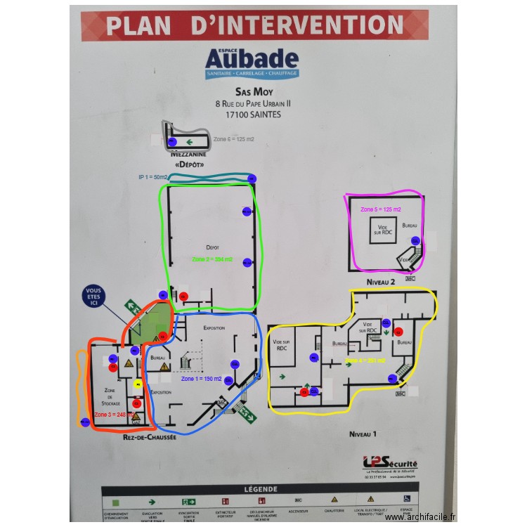 Plan Zone Sainte Carrelage. Plan de 0 pièce et 0 m2