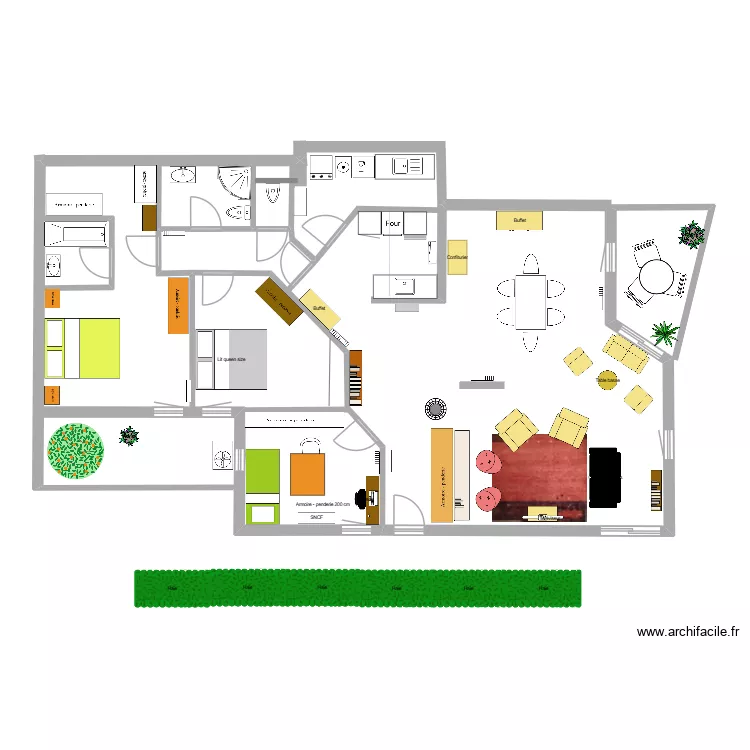 Jardins du Potier version 2. Plan de 