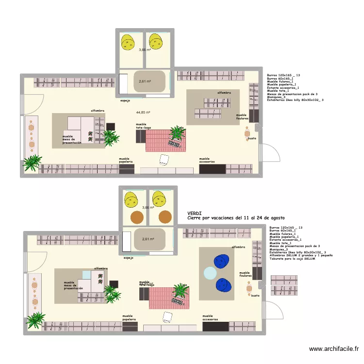 SKFK VERDI BCN. Plan de 