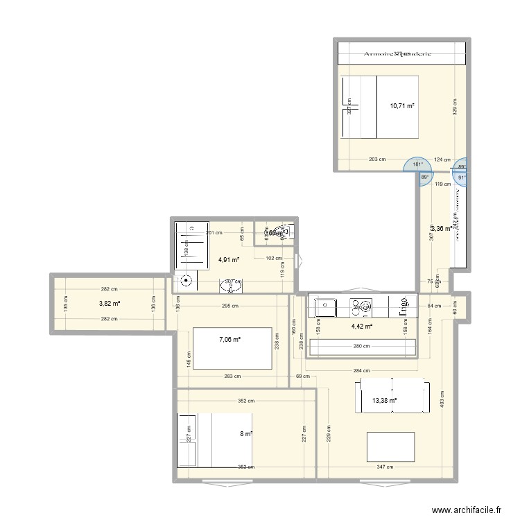 4 square gabriel faure v3. Plan de 0 pièce et 0 m2