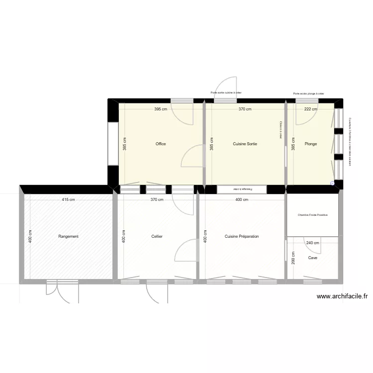 extension cuisine et rangement. Plan de 8 et 95 m² extension cuisine et rangement. Plan de 8 et 95 m²