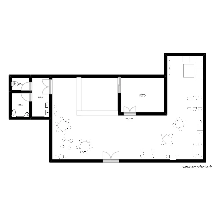Idée2. Plan de 5 et 134 m² Idée2. Plan de 5 et 134 m²