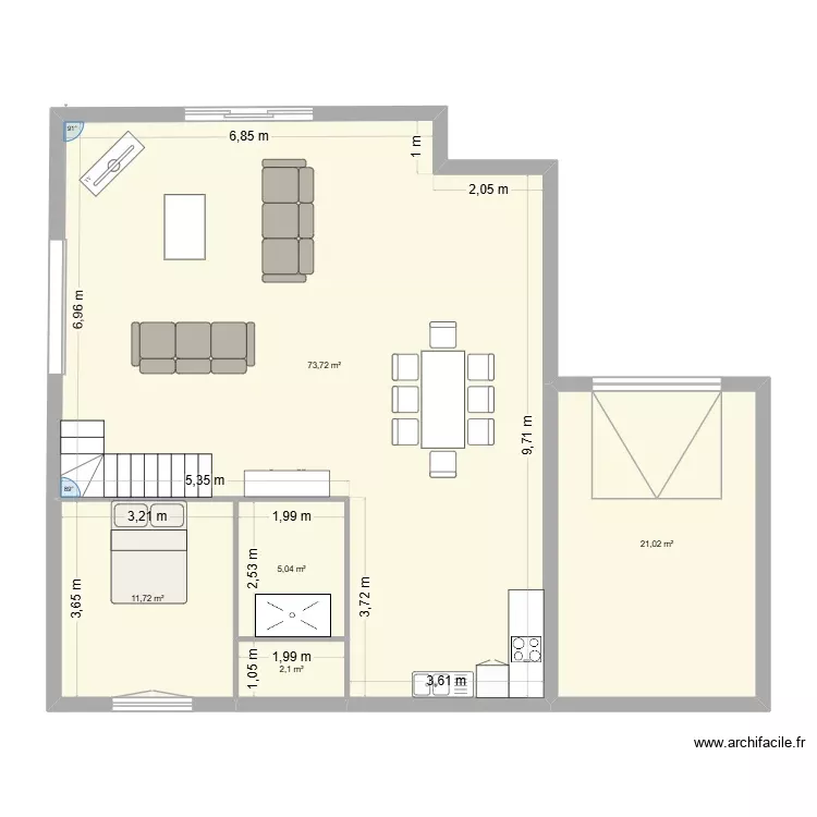 ESSAI PLAN. Plan de 5 Pièces et 114 m² ESSAI PLAN. Plan de 5 Pièces et 114 m²