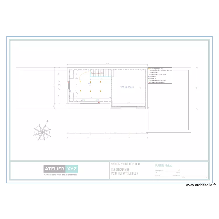 Plans ETAGE LEMAIRE. Plan de 