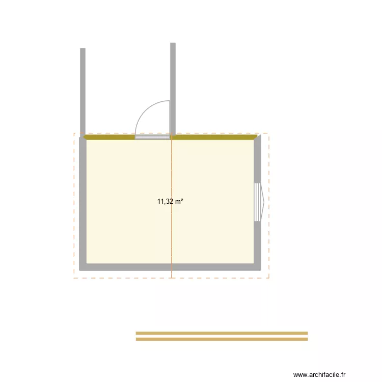 LaRoche. Plan de 1  et 11 m²