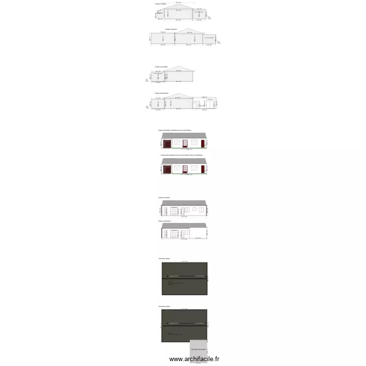 DP4 Fa&ccedil;ades. Plan de 