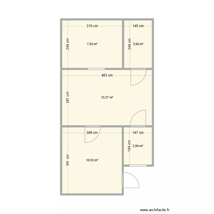bombay salle 4. Plan de 