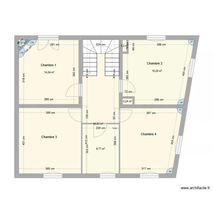 Rouffignac 1 &eacute;tage. Plan de 