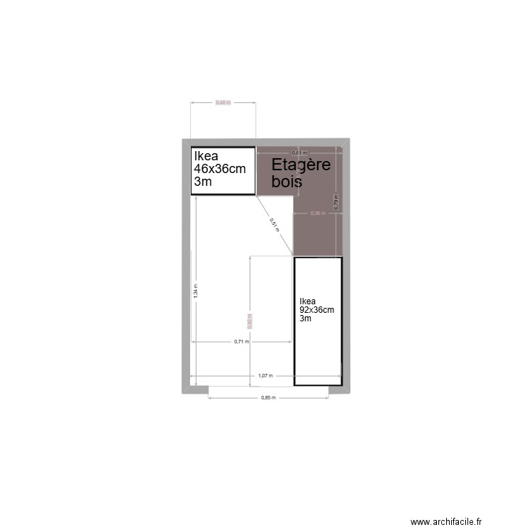 Cagibi La Rochelle. Plan de 0 pièce et 0 m2