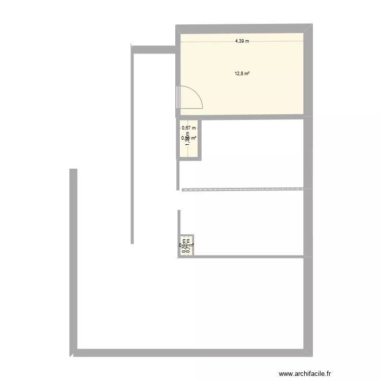 apart 1. Plan de 3 et 14 m² apart 1. Plan de 3 et 14 m²