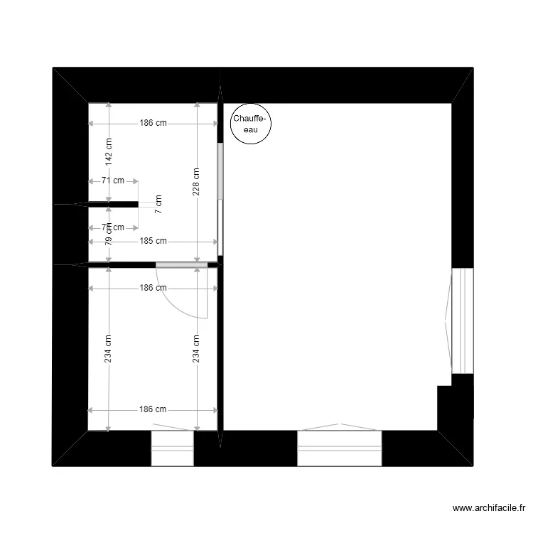 vitali. Plan de 4  et 69 m²