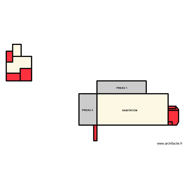 frioux consorts. Plan de 0 pièce et 0 m2