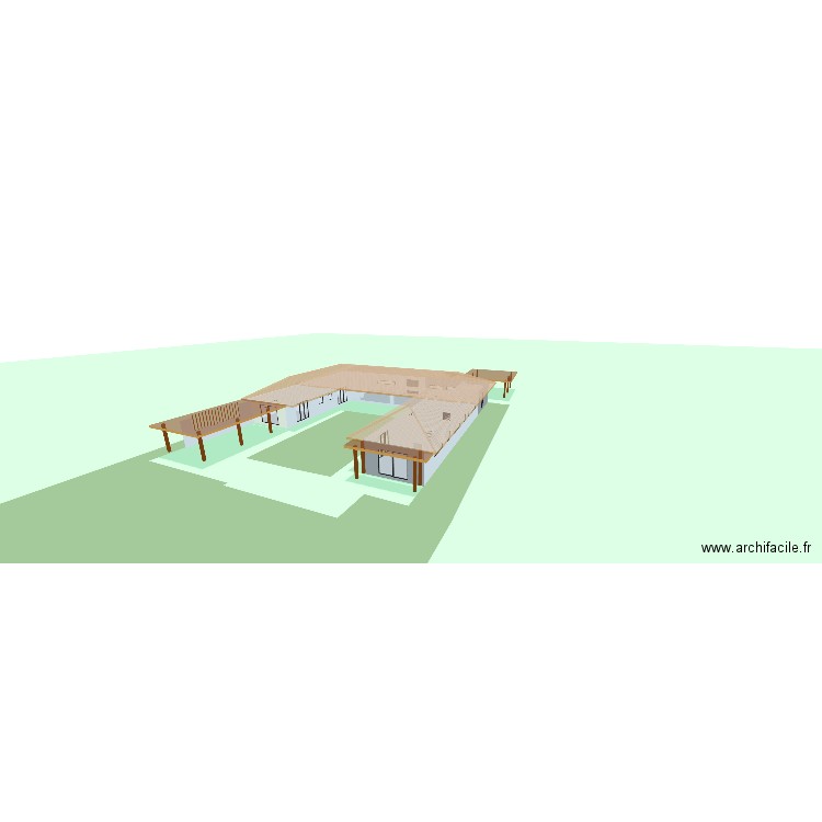 Taiba4. Plan de 16 pièces et 247 m2