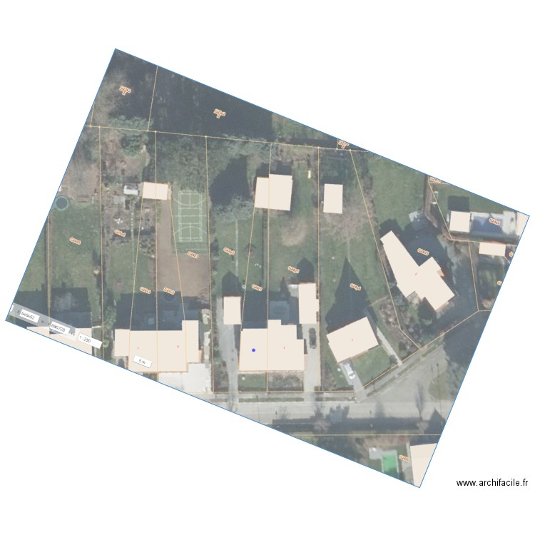 cadastre. Plan de 0 pièce et 0 m2