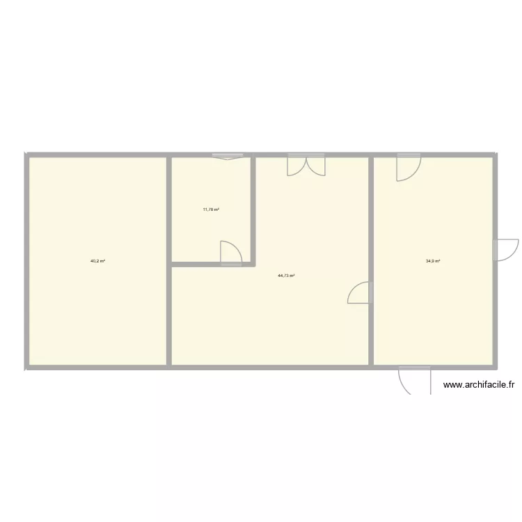 Atelier garages Vauban. Plan de 4  et 132 m²