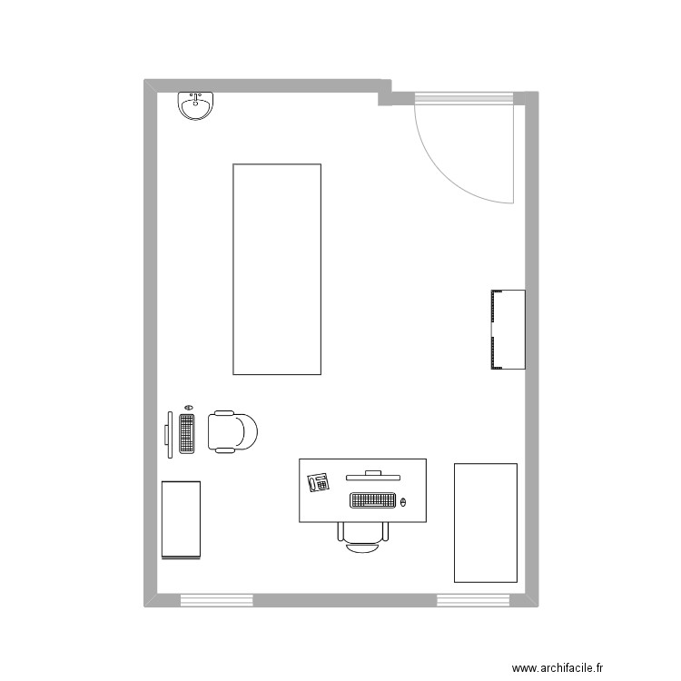 salle osthéodensitométrie. Plan de 0 pièce et 0 m2