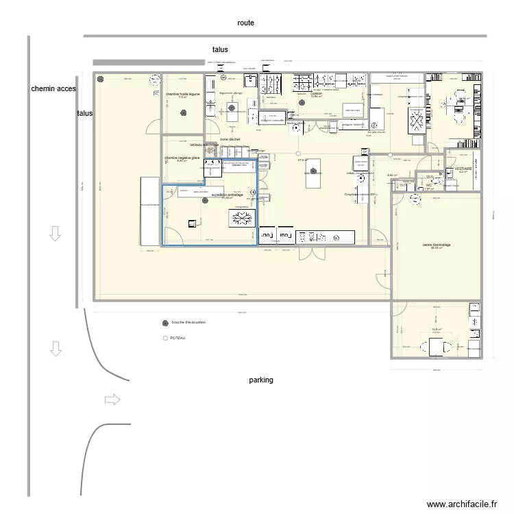 patisserie 5. Plan de 