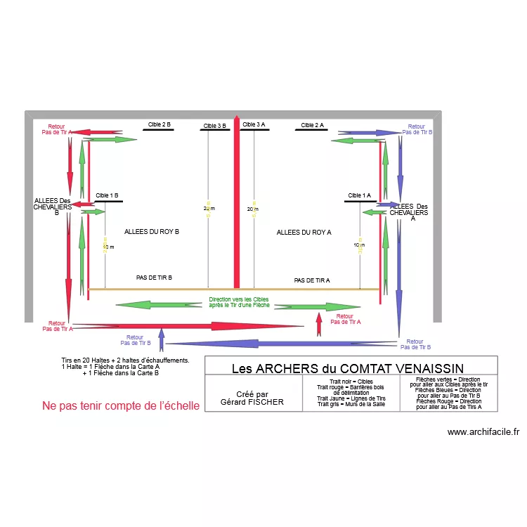 Implantation Beursault Salle. Plan de 