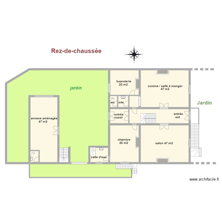 rdc barbaste. Plan de 15 pièces et 451 m2