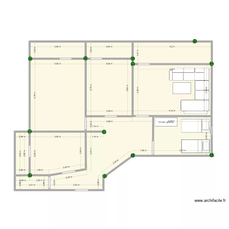 test2. Plan de 9 pièces et 103 m² test2. Plan de 9 pièces et 103 m²
