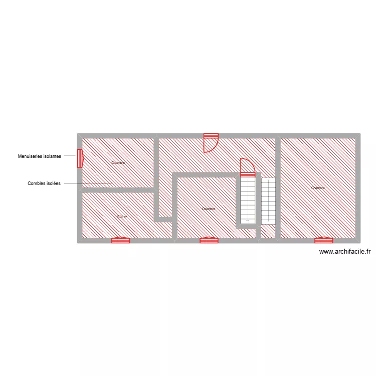 MORETTO ETAGE ETAPE 1. Plan de 