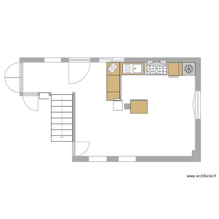cuisine. Plan de 0 pièce et 0 m2