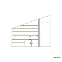 1 fen&ecirc;tre - Mur lateral bureau fauteuil parall&egrave;le fen&ecirc;tre