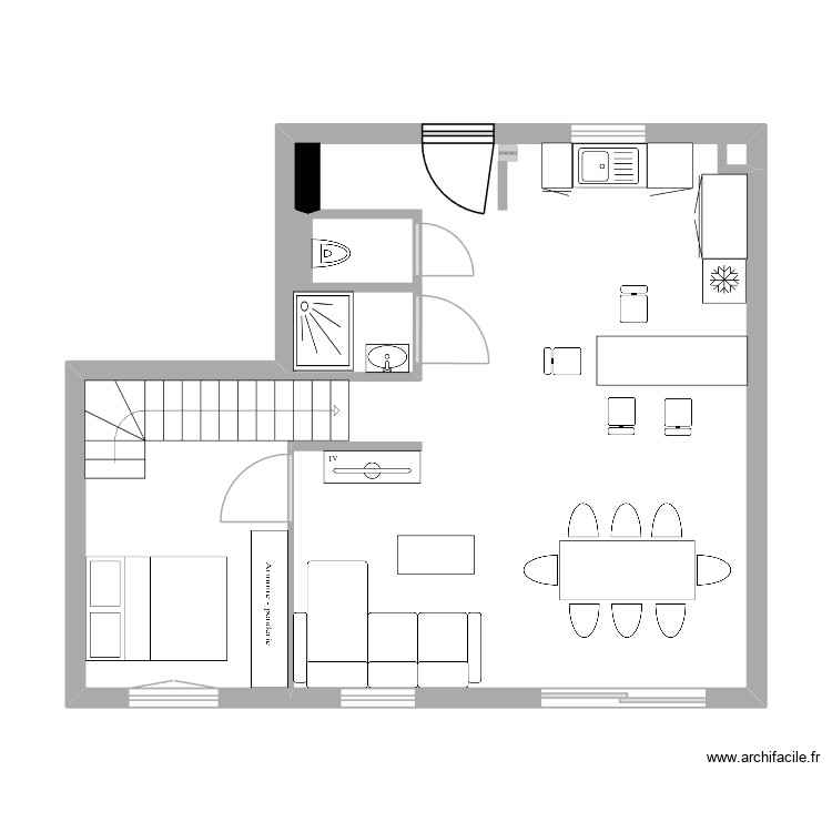 Appart 2. Plan de 0 pièce et 0 m2