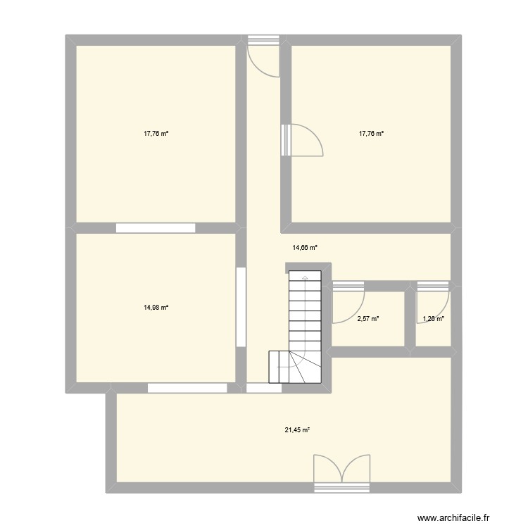 Plan am&eacute;nagement V1. Plan de 0 pièce et 0 m2