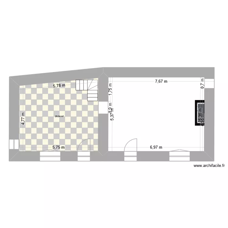 croixdesveuves R de C. Plan de 1 et 29 m² croixdesveuves R de C. Plan de 1 et 29 m²
