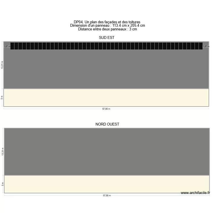 SARL LE CLOS DU COLOMBIER. Plan de 