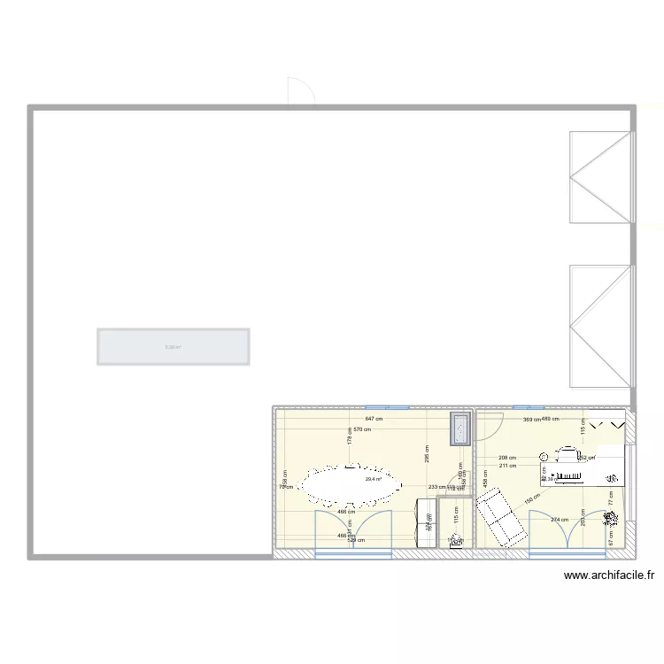 D&eacute;p&ocirc;t Rochefort . Plan de 