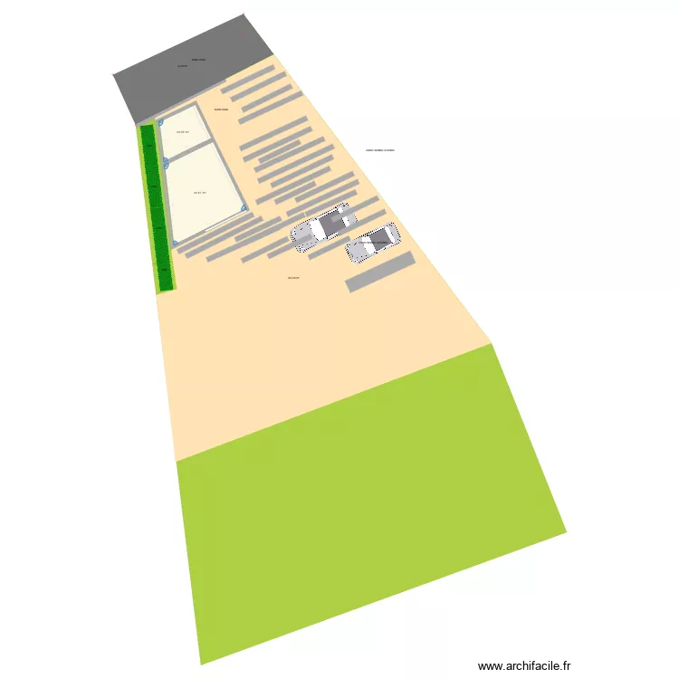 carport 2. Plan de 4  et 120 m²