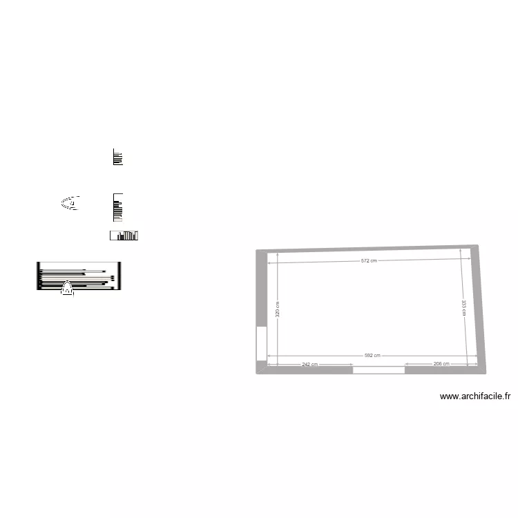 Chambre &agrave; m&eacute;lo 2024. Plan de 