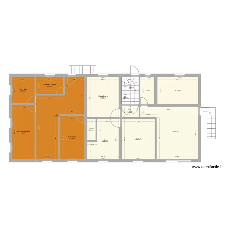 Projet Cr&egrave;che - Meaux. Plan de 