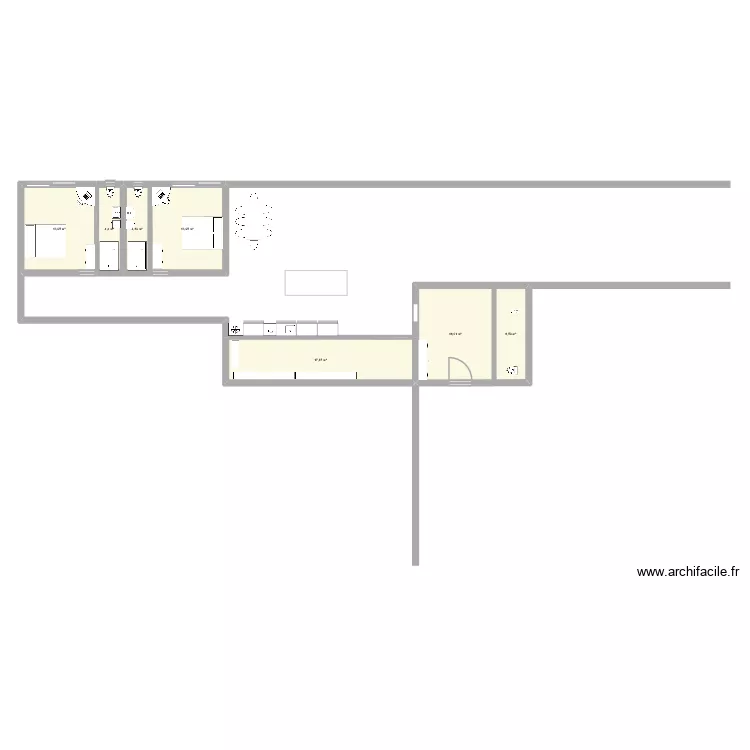 mid1. Plan de 7  et 77 m²
