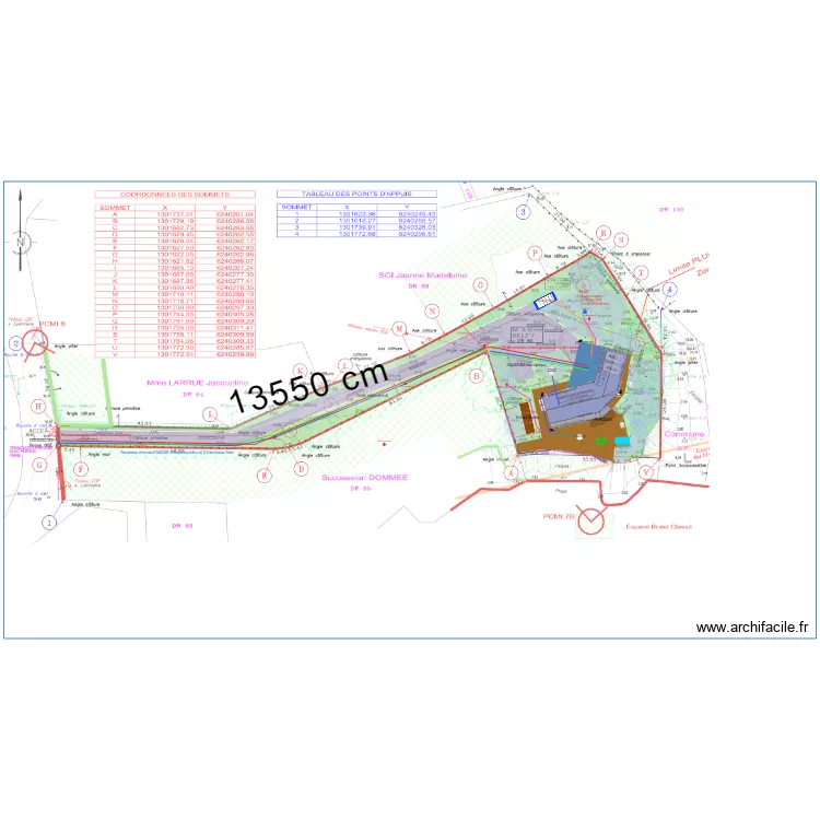 elec arrosgae exterieur. Plan de 
