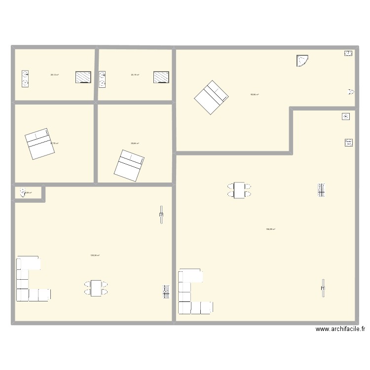 MA Nouvelle CAZA. Plan de 8 pièces et 539 m2