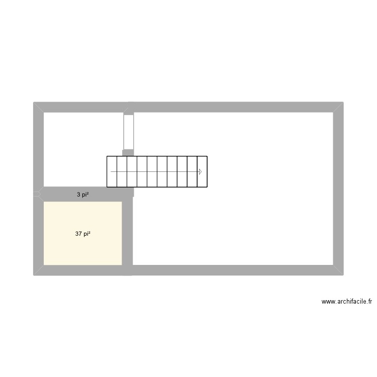 Sous sole . Plan de 0 pièce et 0 m2