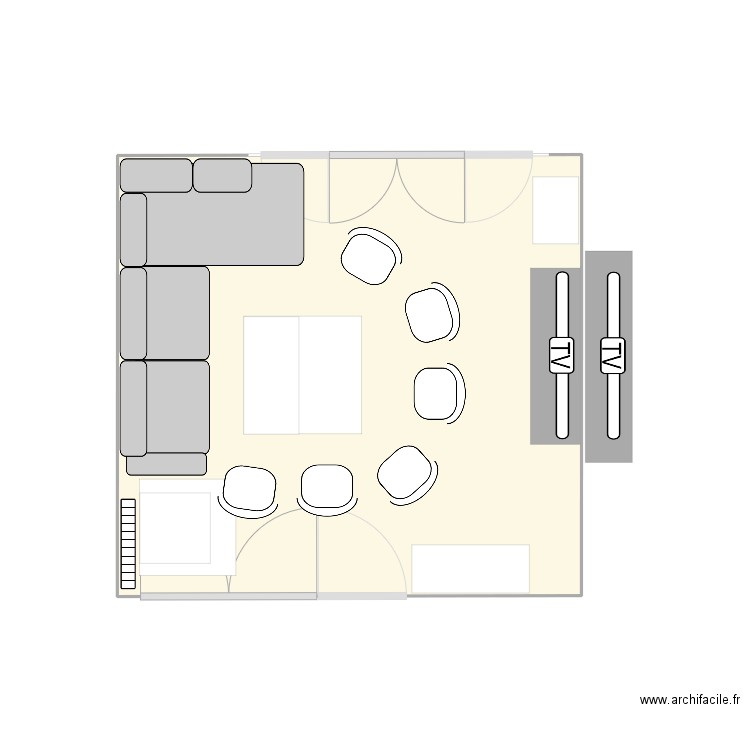 sALON2. Plan de 0 pièce et 0 m2